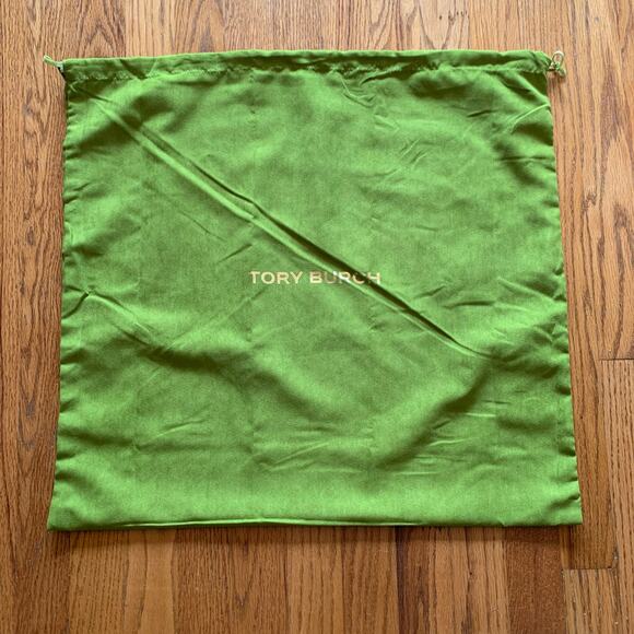 Womens Tory Burch XL Dust Bag Green EUC! - Picture 1 of 2